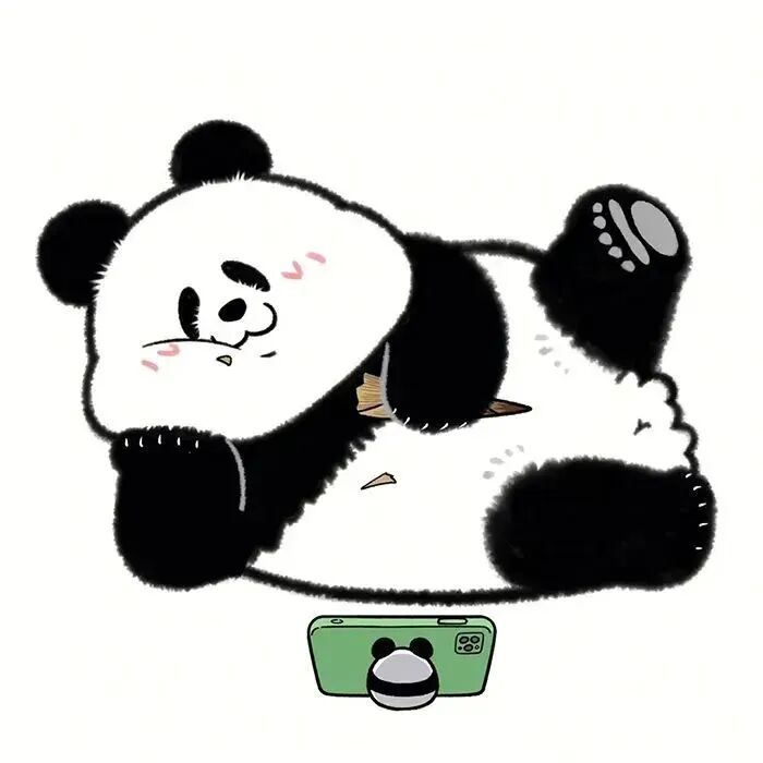 xmaogmtx熊猫六人闺蜜头像卡通动漫闺蜜头像
