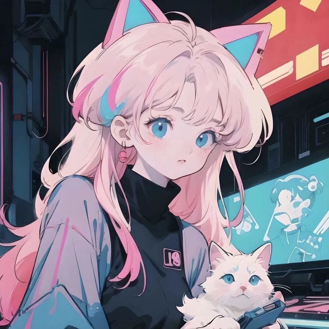 潮流动漫头像女