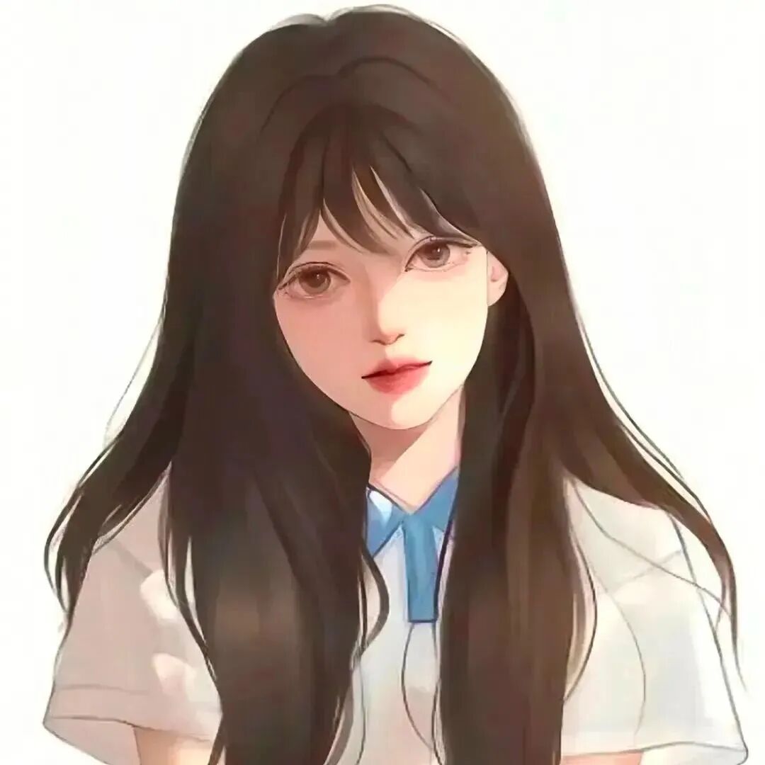 手绘二人闺蜜头像动漫闺蜜头像