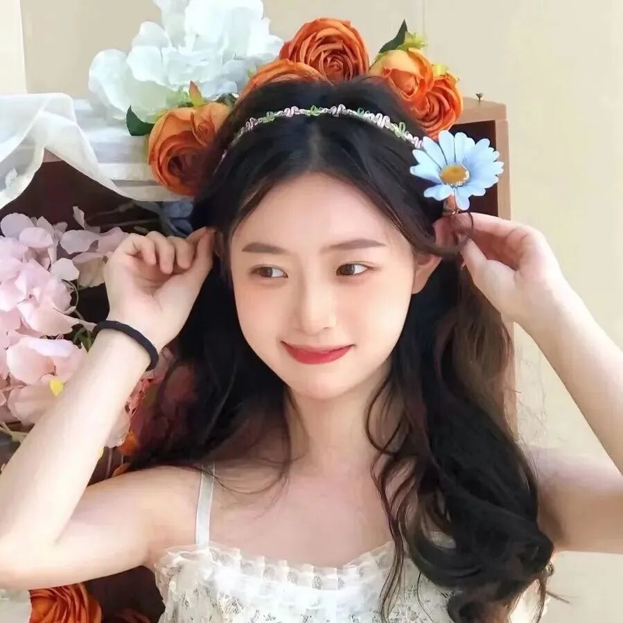 甜美爱笑女生头像