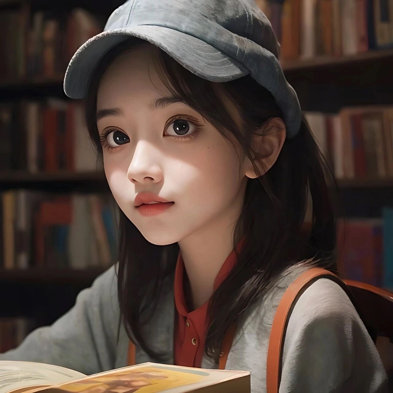 文静AI立体动漫头像女