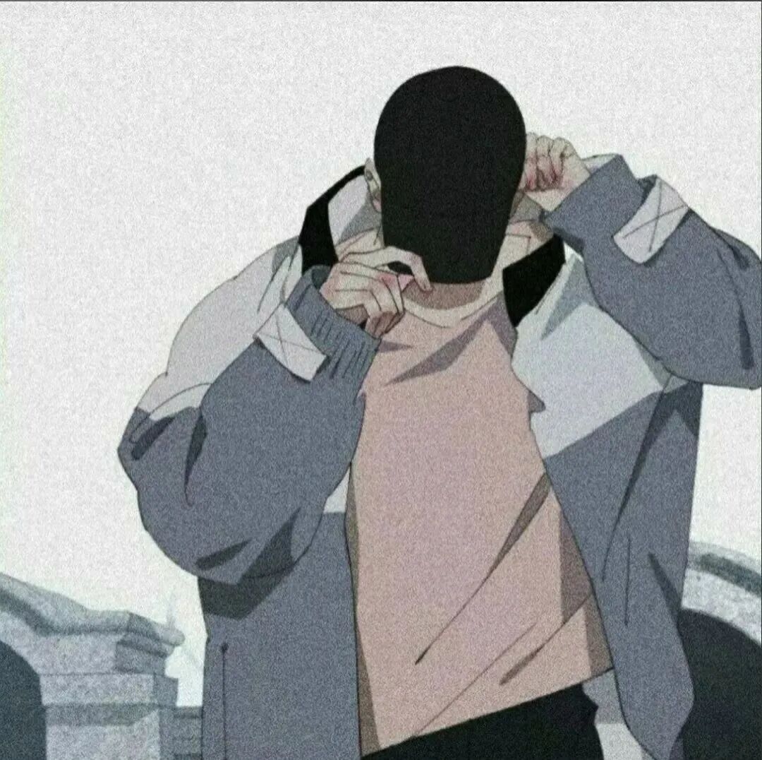 棒球帽手绘动漫头像男