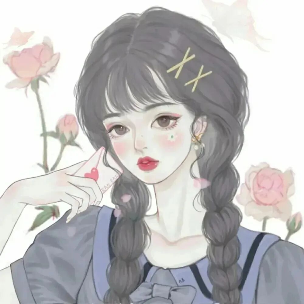 手绘动漫头像女