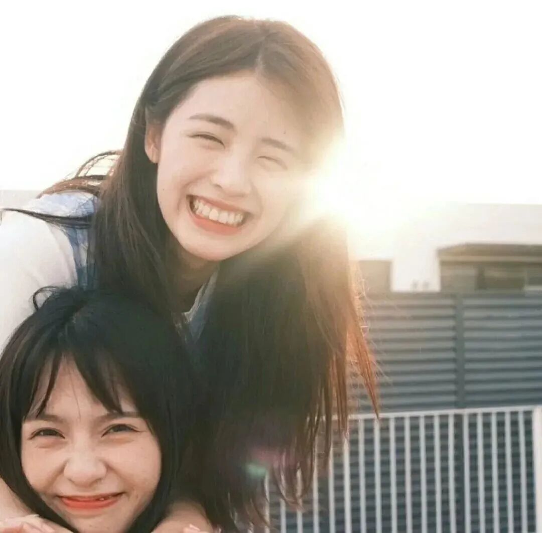 阳光二人闺蜜头像真人闺蜜头像