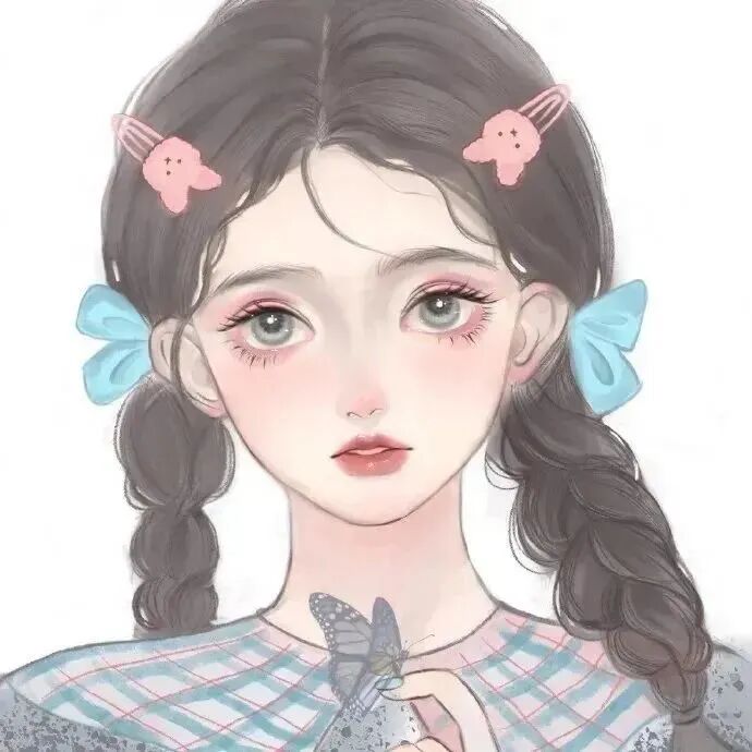 可爱手绘动漫头像女
