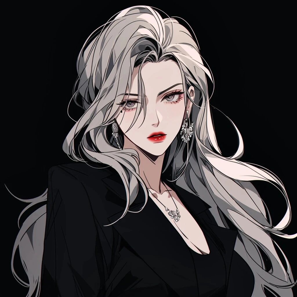 很飒冷酷御姐动漫头像女