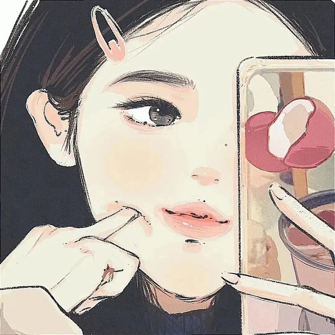 手绘动漫头像女