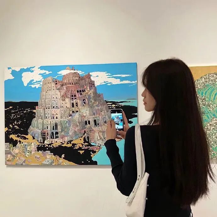 侧脸女生头像