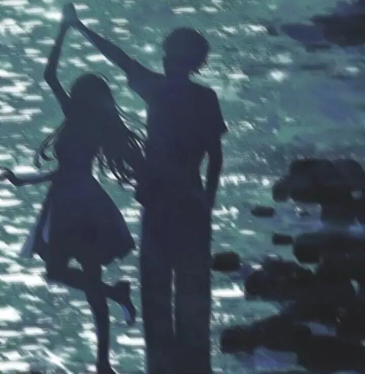 氛围感海边舞蹈动漫情侣头像