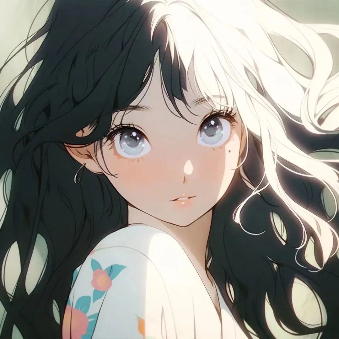 手绘四人闺蜜头像动漫闺蜜头像