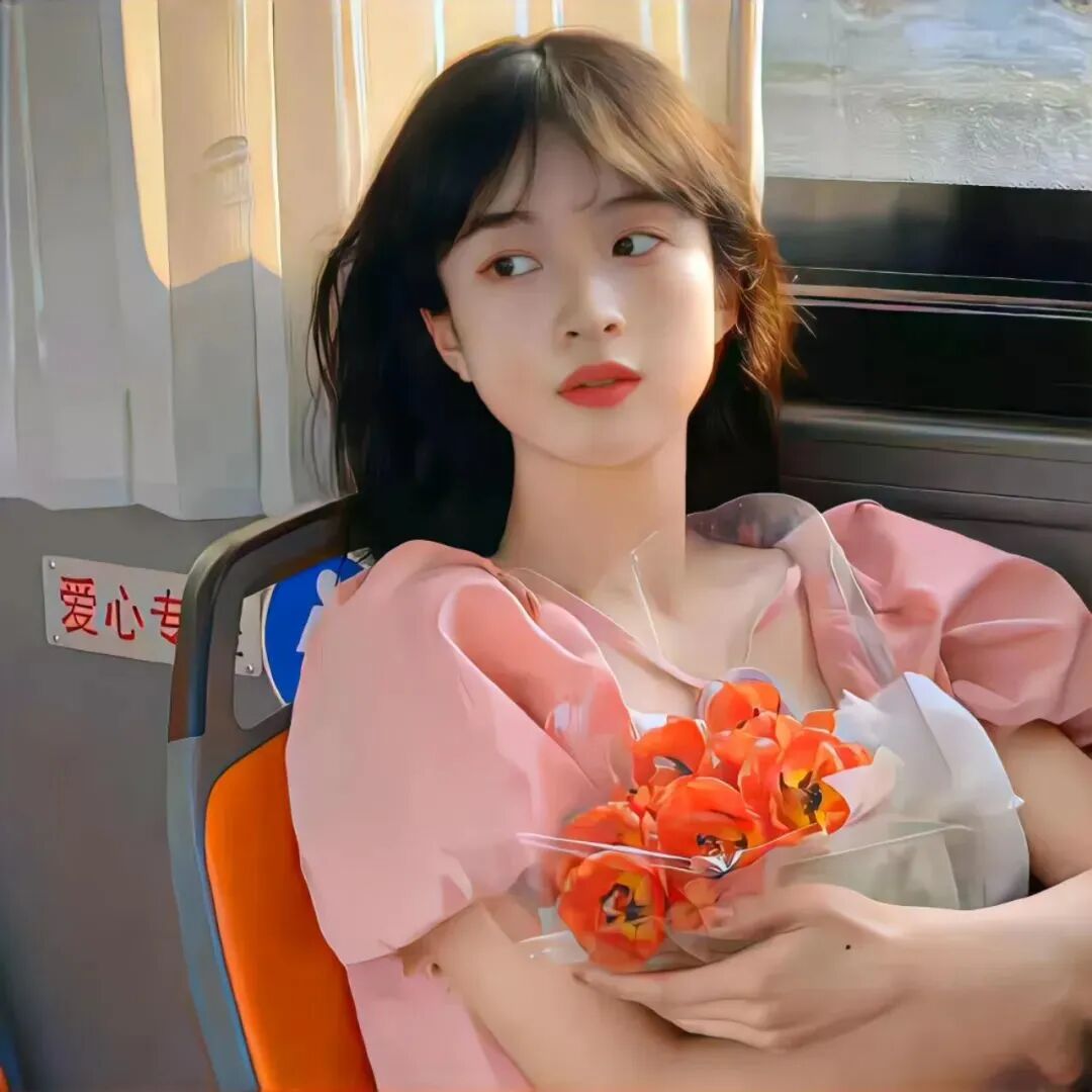 鲜花女生头像