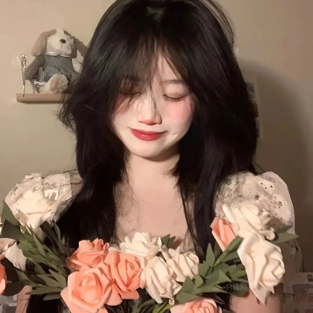 鲜花女生头像