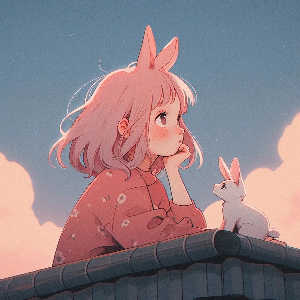 中秋节动漫头像女