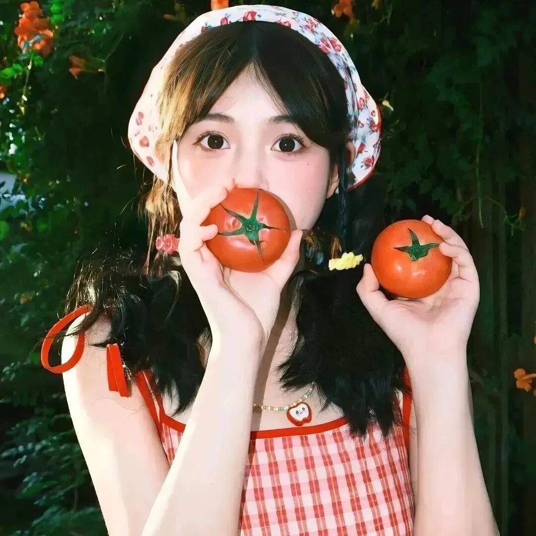 西红柿甜妹女生头像