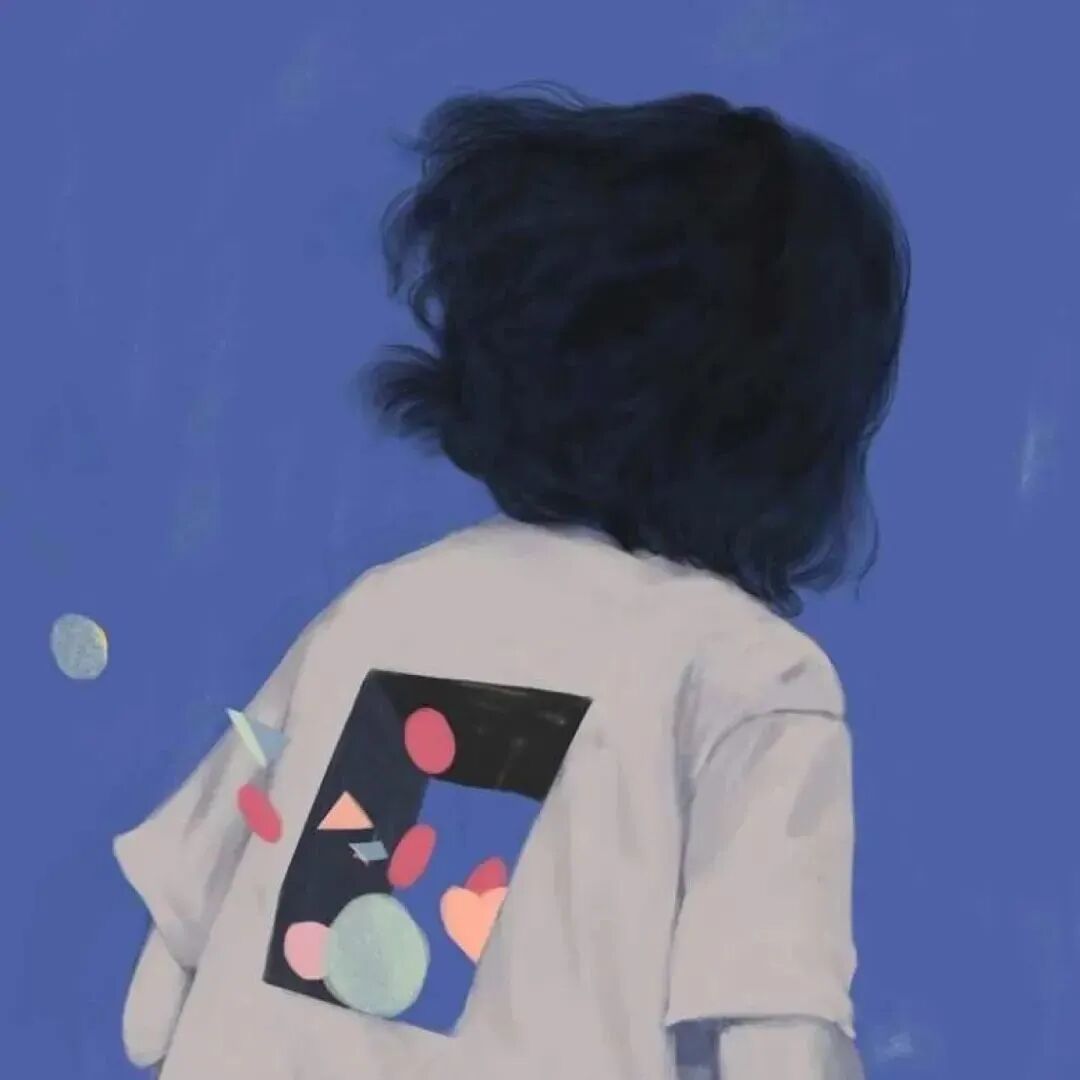 简约手绘动漫头像女