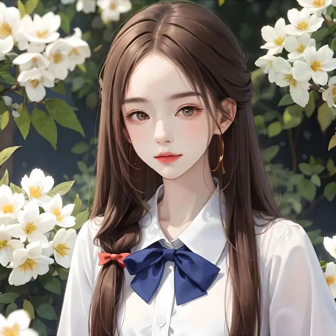小清新二人闺蜜头像动漫闺蜜头像ai3d头像
