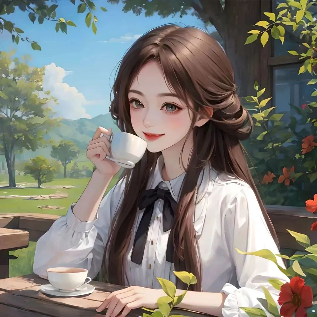 小清新二人闺蜜头像动漫闺蜜头像ai3d头像