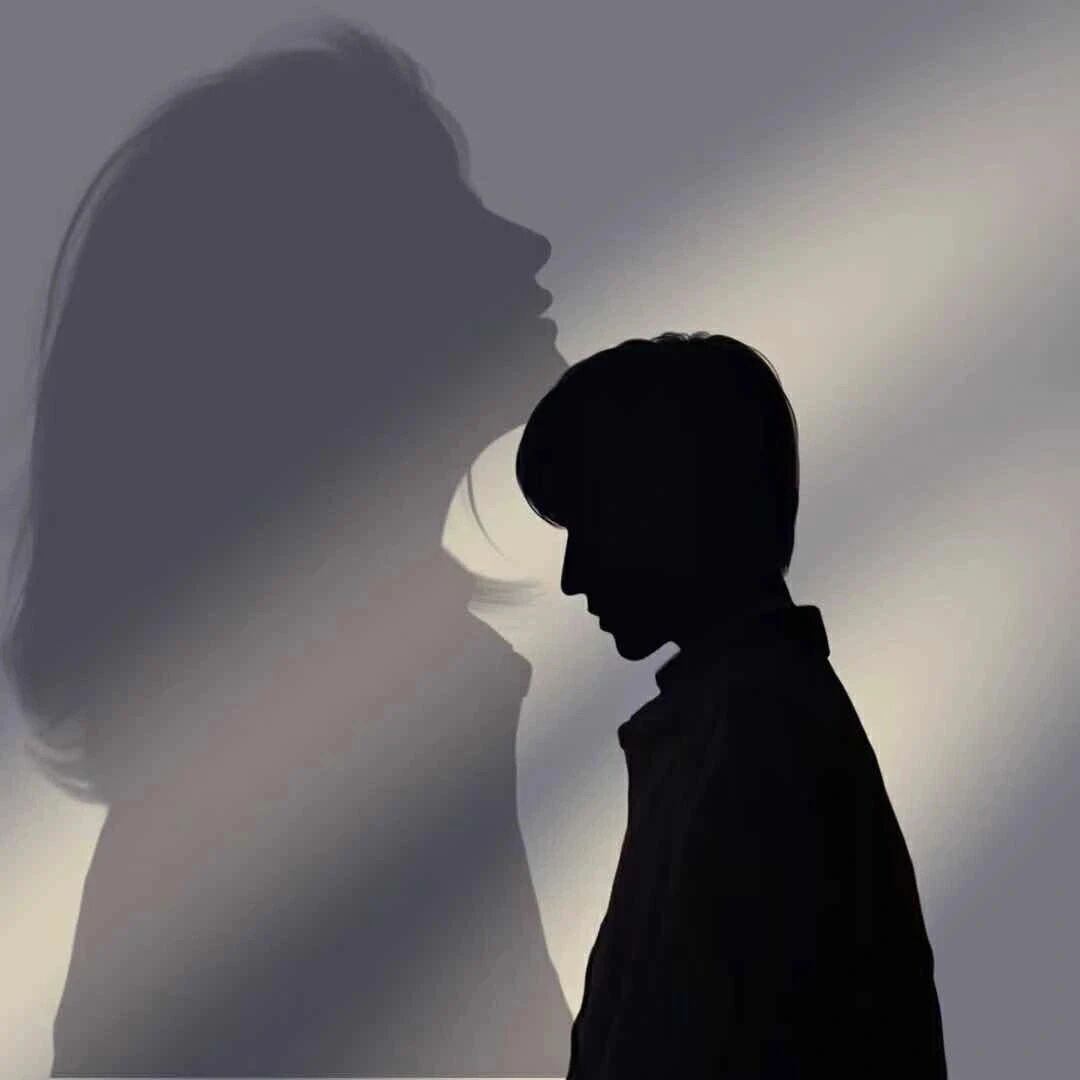 qltxdmcb手绘影子动漫情侣头像