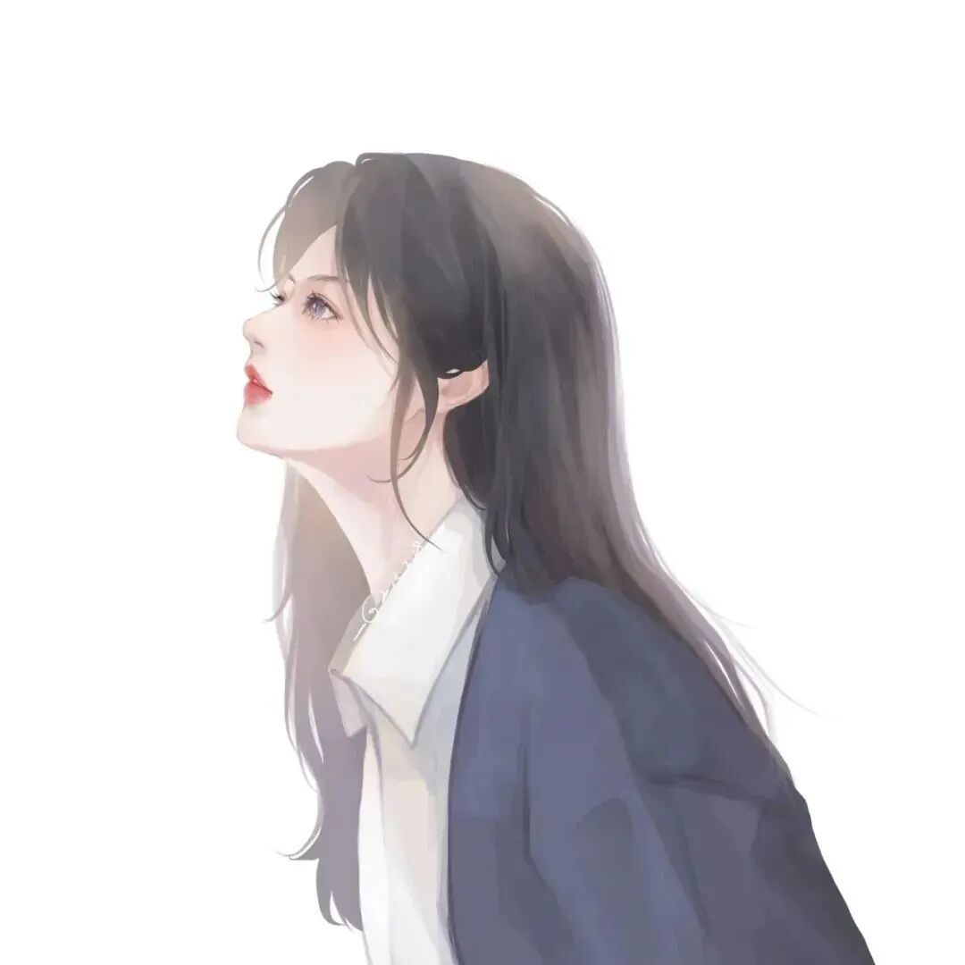 手绘动漫情侣头像