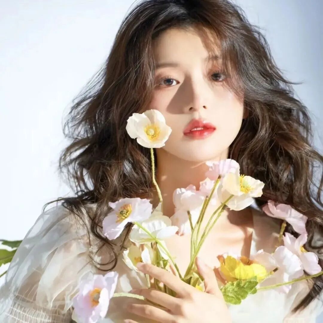 鲜花女生头像