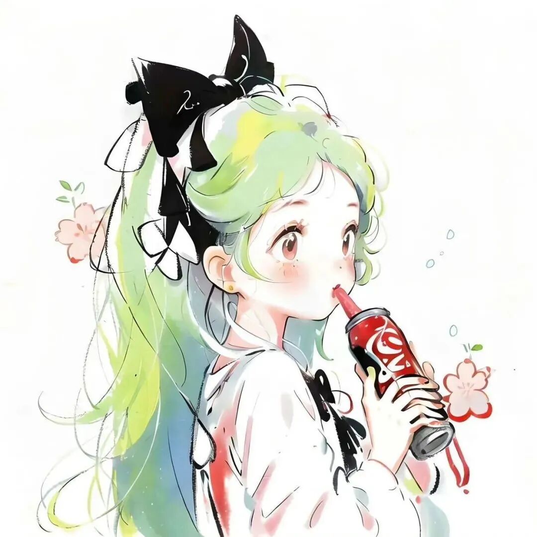 gmtxbarena喝饮料八人闺蜜头像动漫闺蜜头像