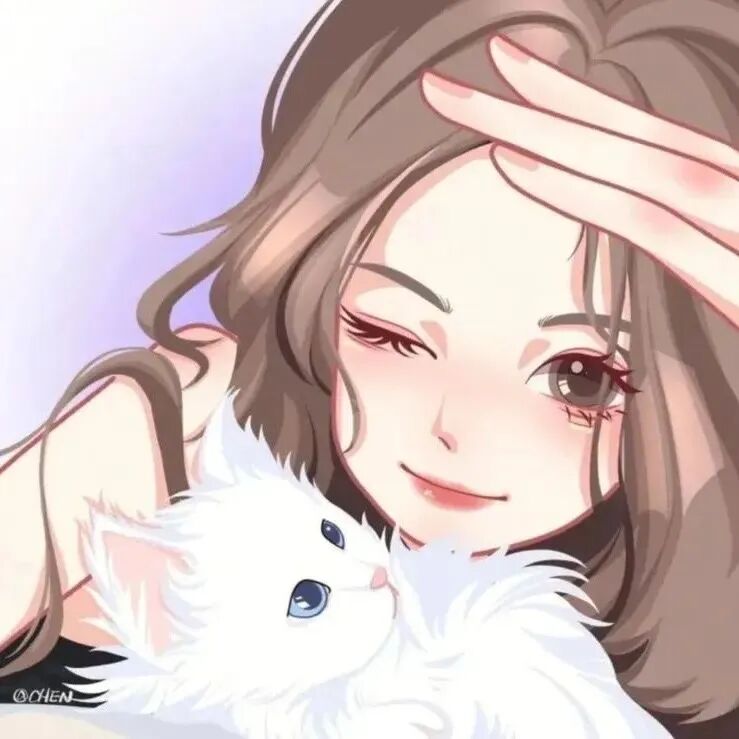 手绘动漫头像女
