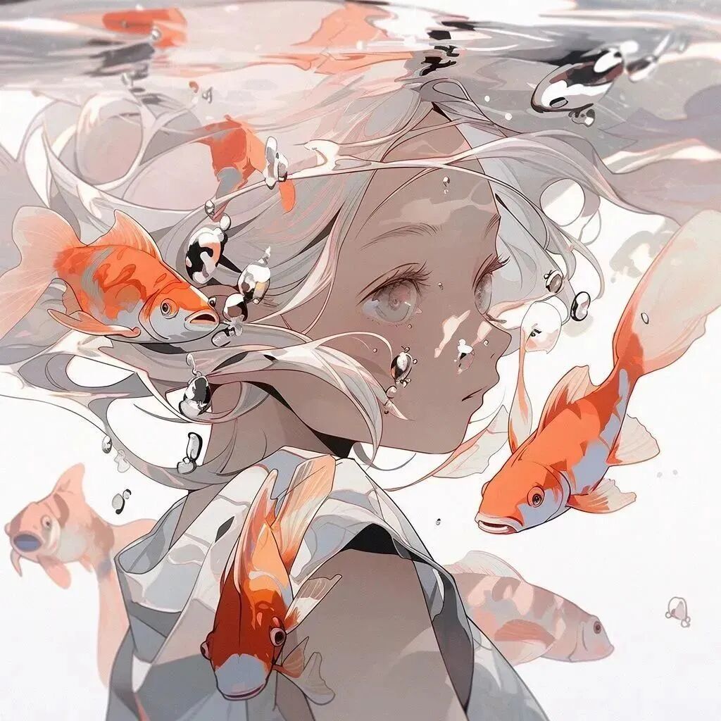 唯美六人闺蜜头像动漫闺蜜头像
