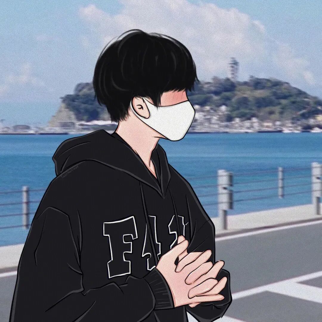 手绘动漫情侣头像