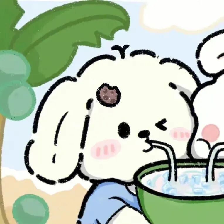 可爱手绘卡通动漫情侣头像
