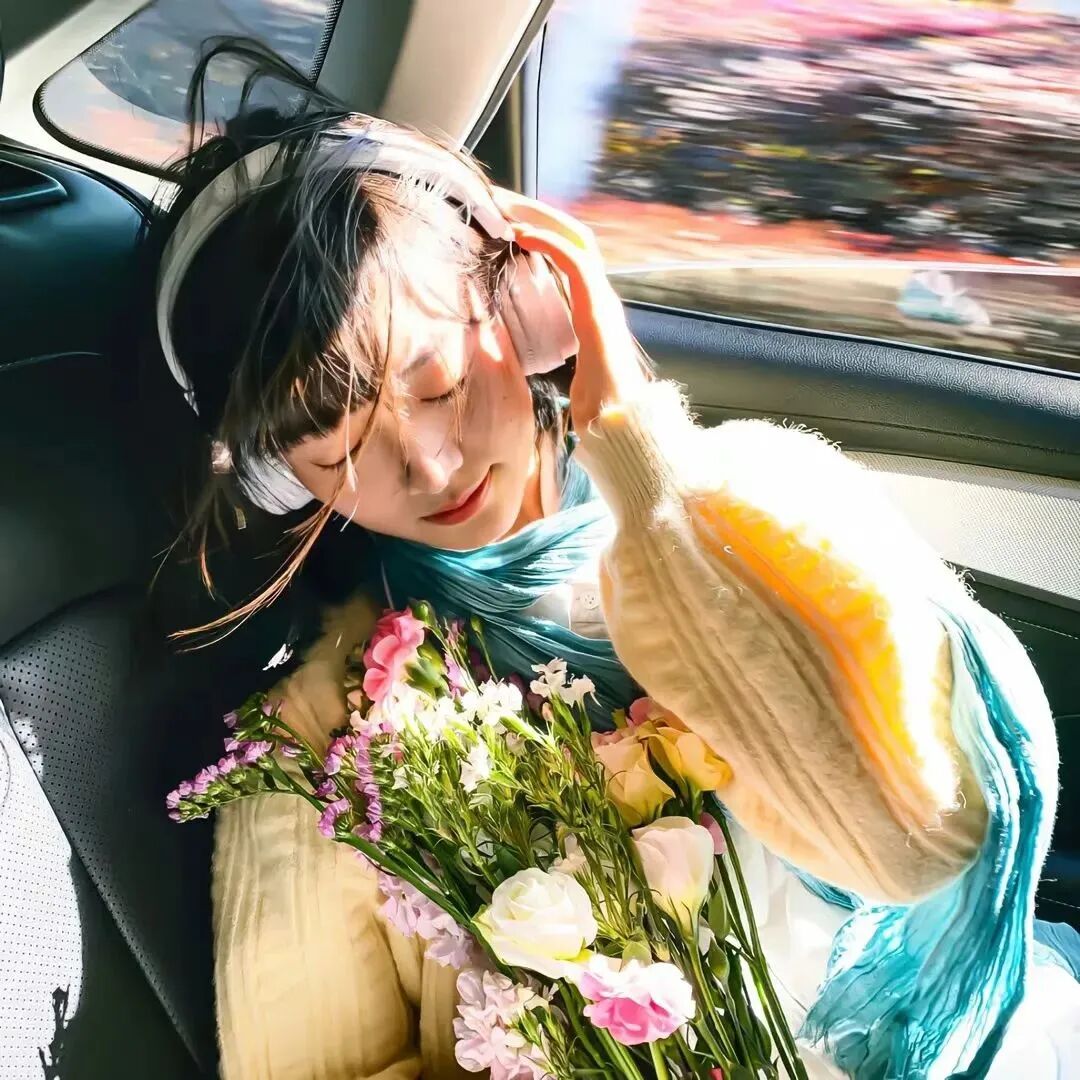 小清新鲜花女生头像