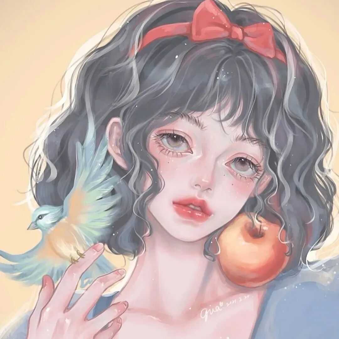 手绘动漫头像女
