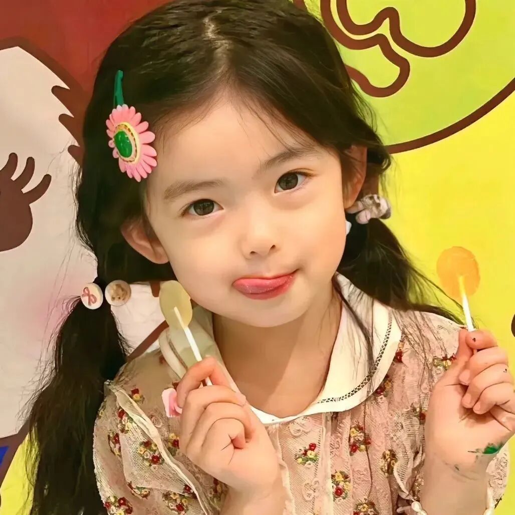 可爱小女孩萌娃头像