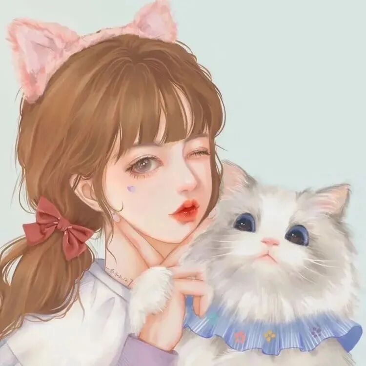 手绘动漫头像女