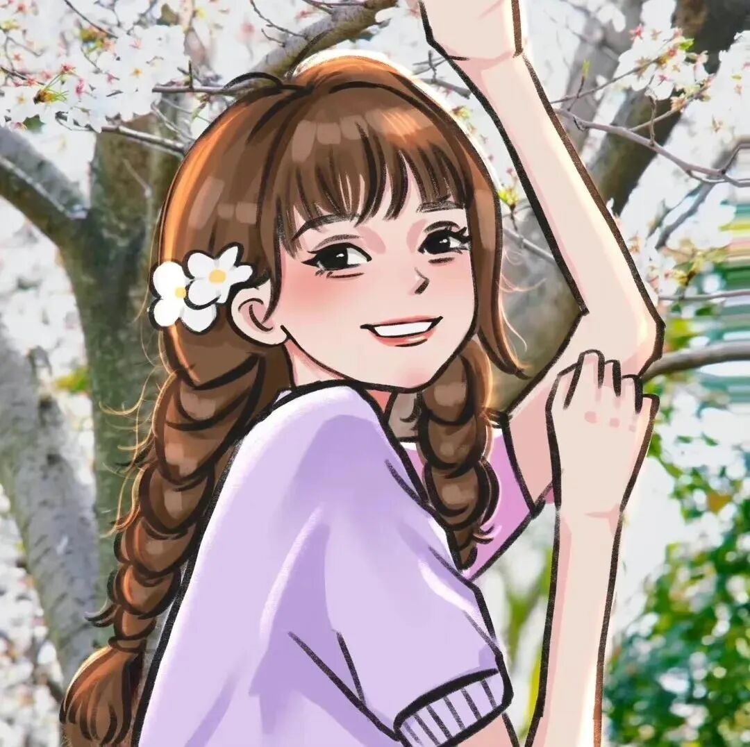 手绘动漫头像女