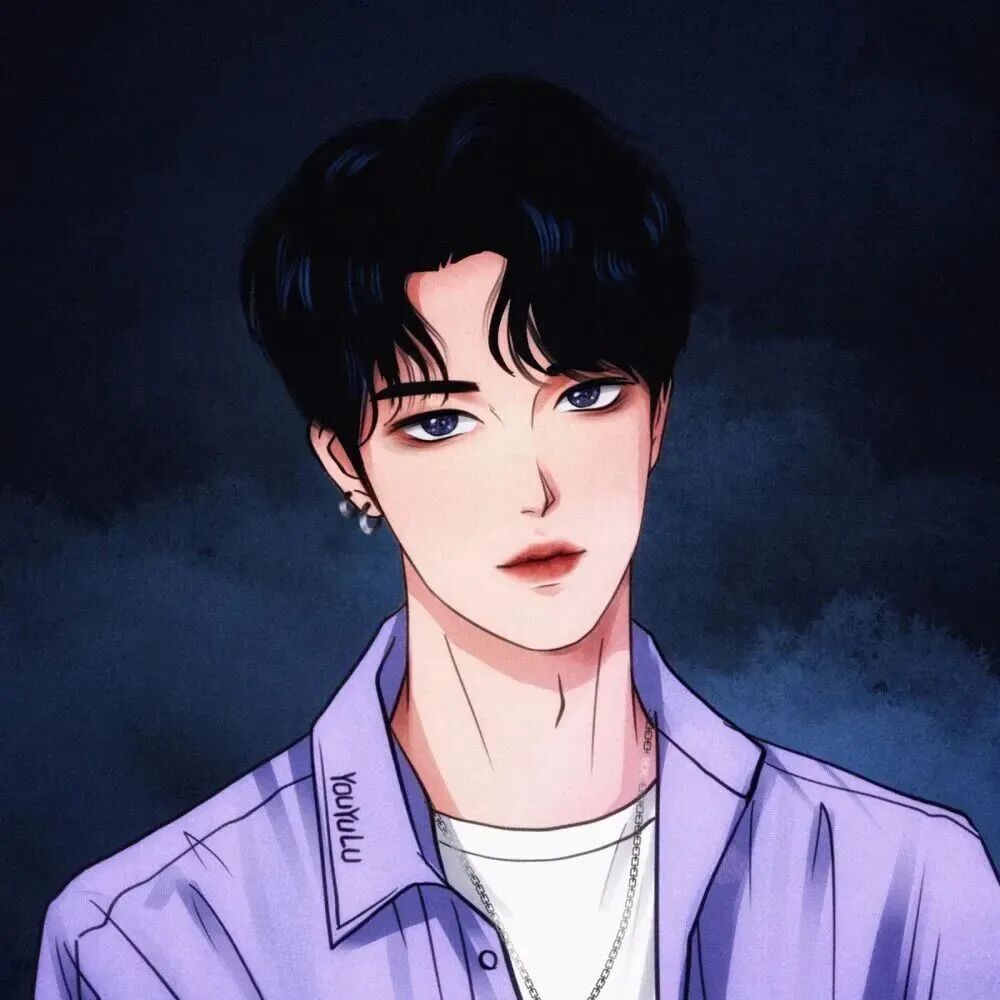 手绘动漫头像男