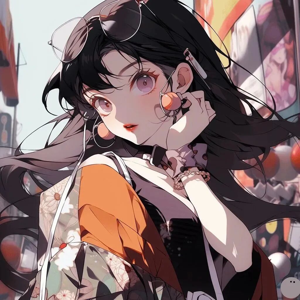 五人闺蜜头像动漫闺蜜头像