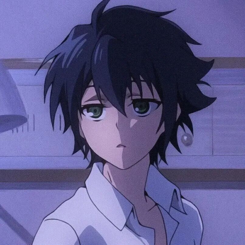 孤独感动漫头像男