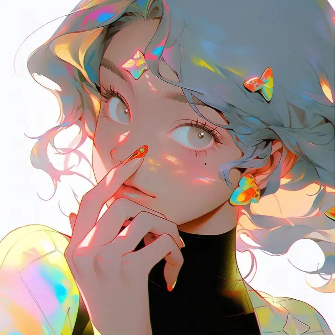 幻彩三人闺蜜头像动漫闺蜜头像