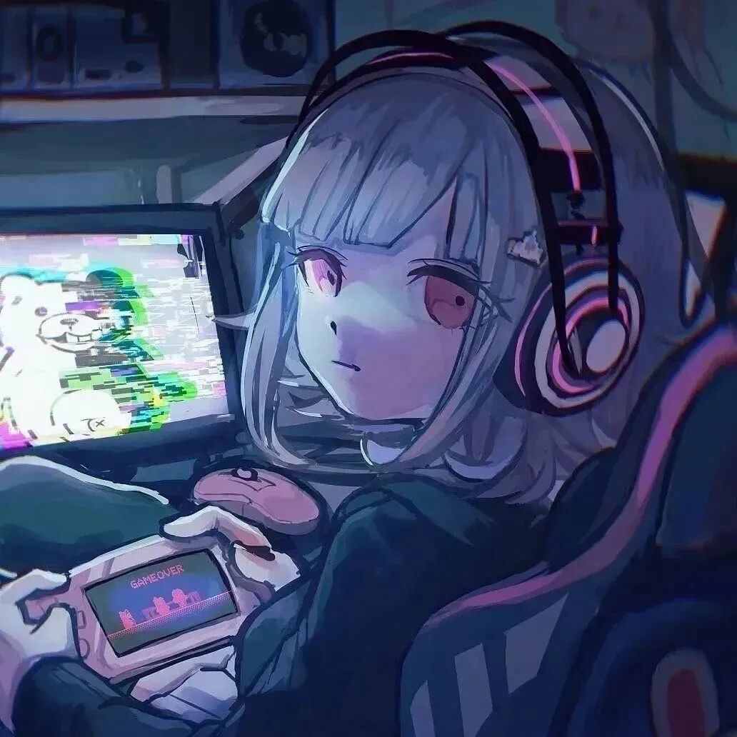 潮流动漫头像女
