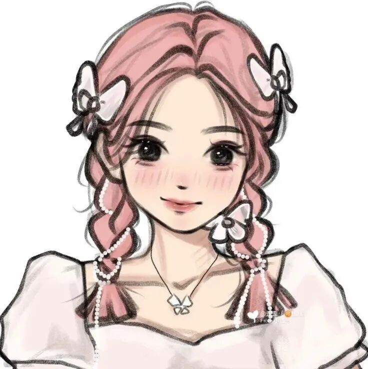 手绘动漫头像女