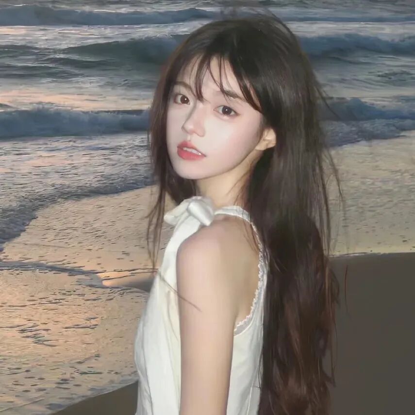 海边氛围感女生头像