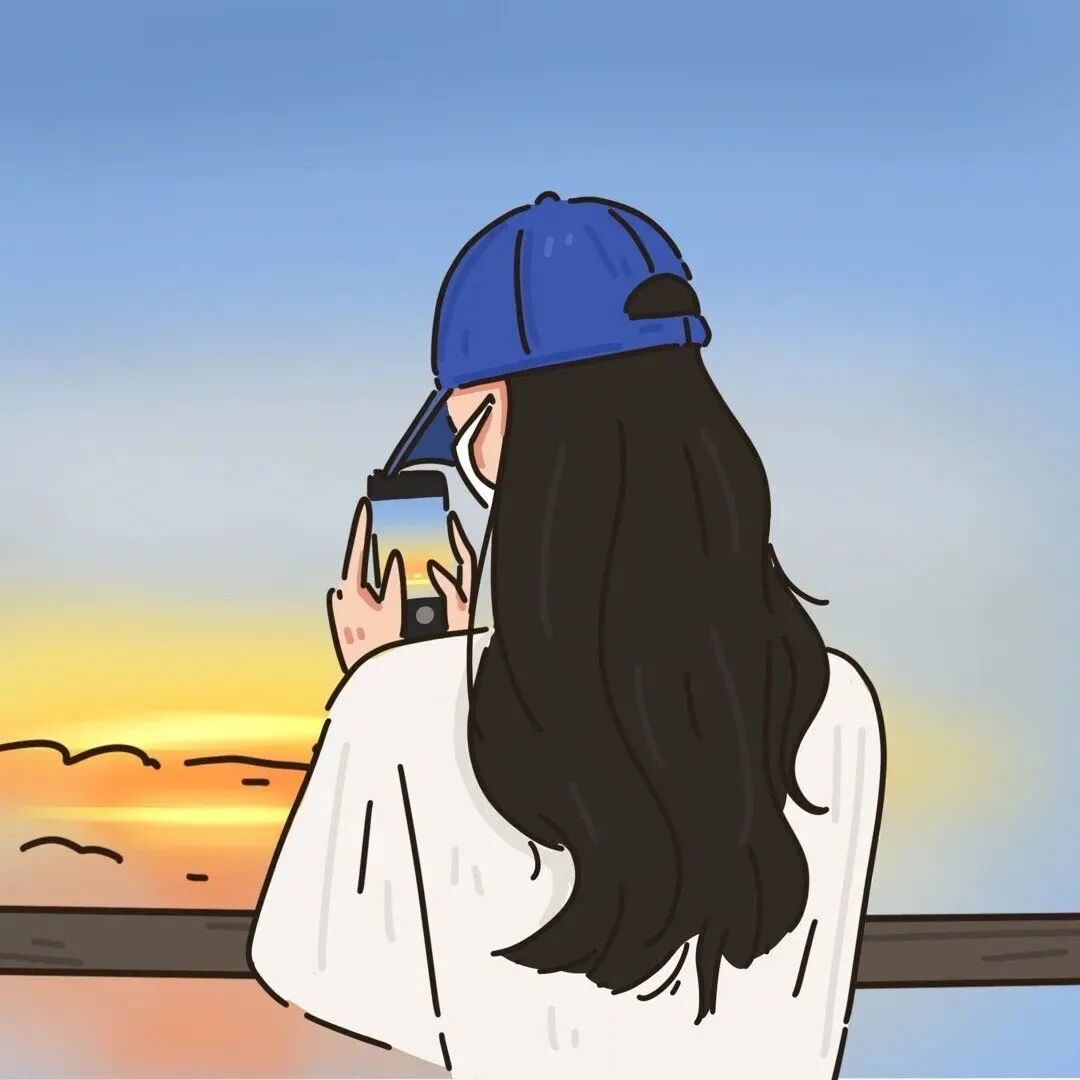 三人闺蜜头像手绘动漫闺蜜头像