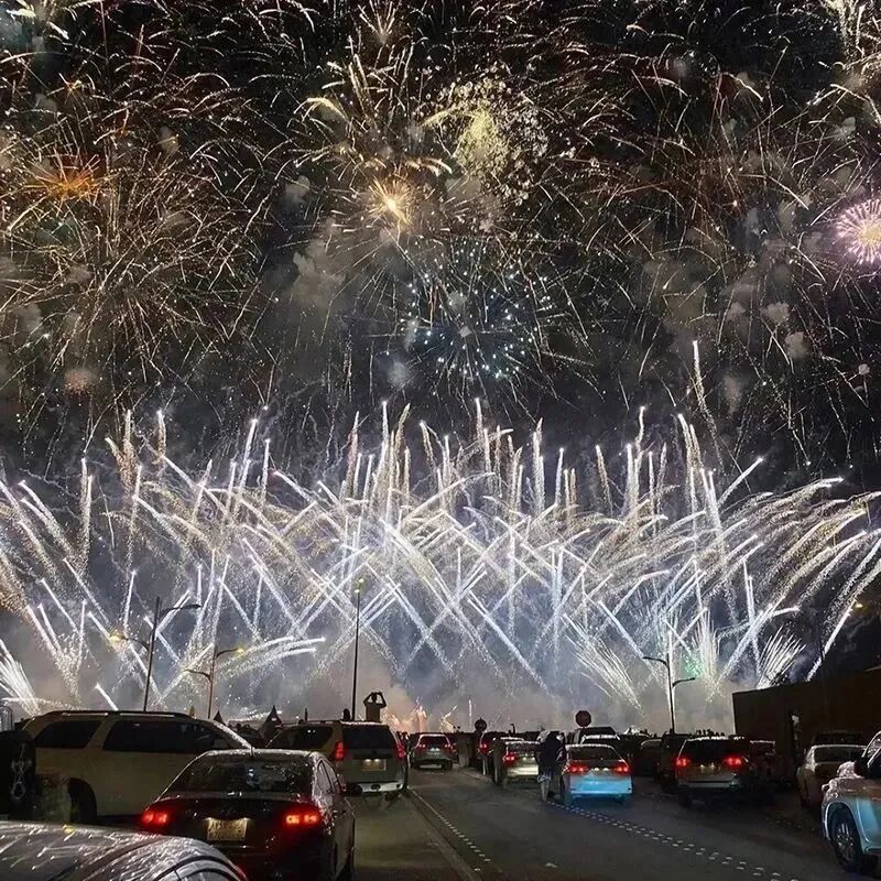 烟花背景图