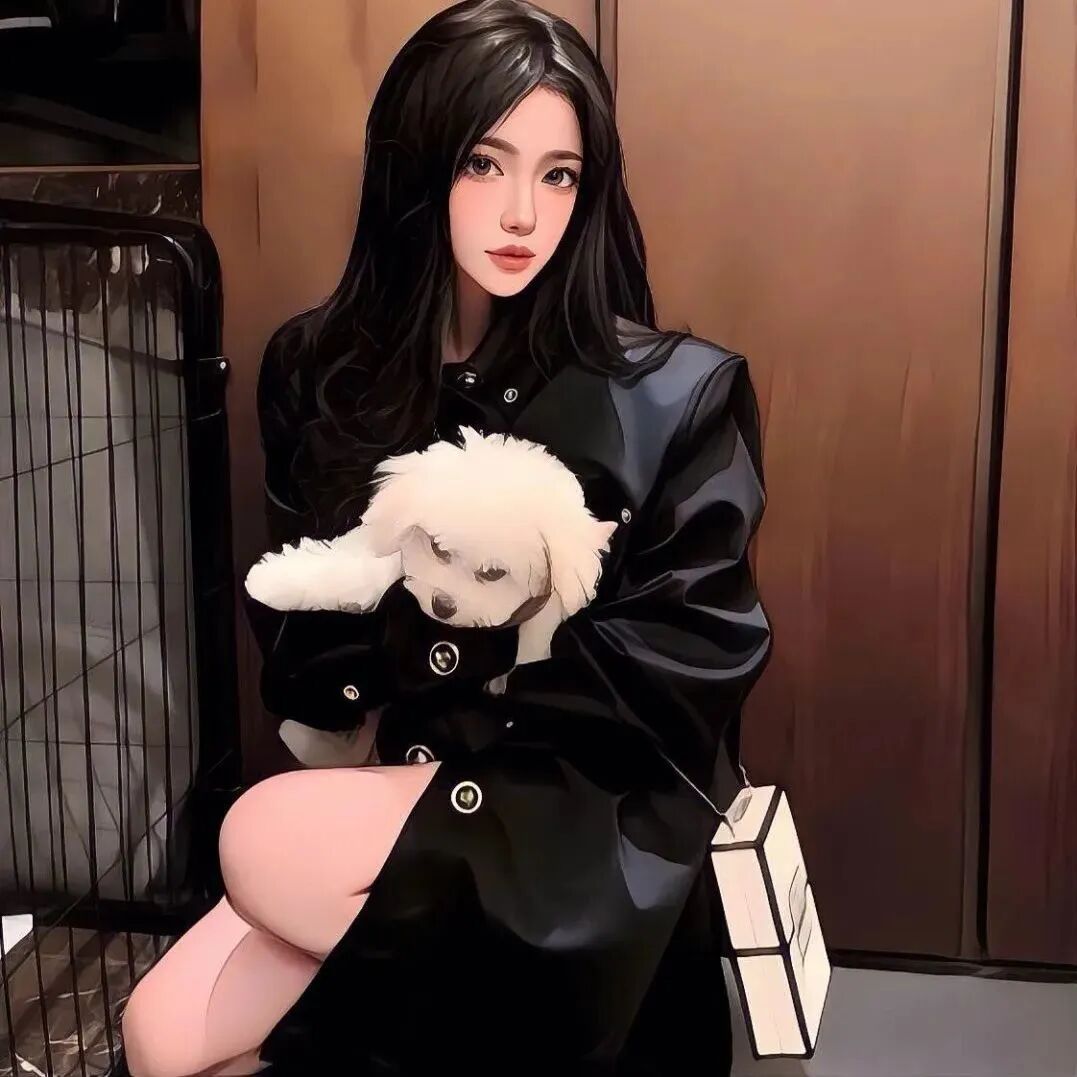手绘女生头像