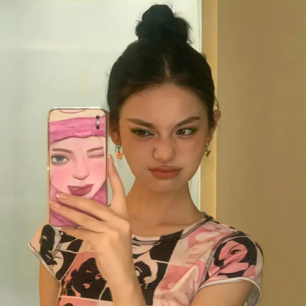 自拍手机欧美女生头像