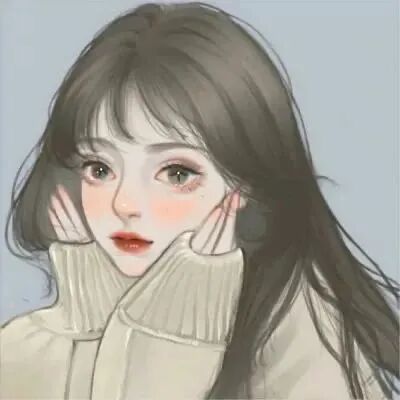 文艺范手绘动漫头像女