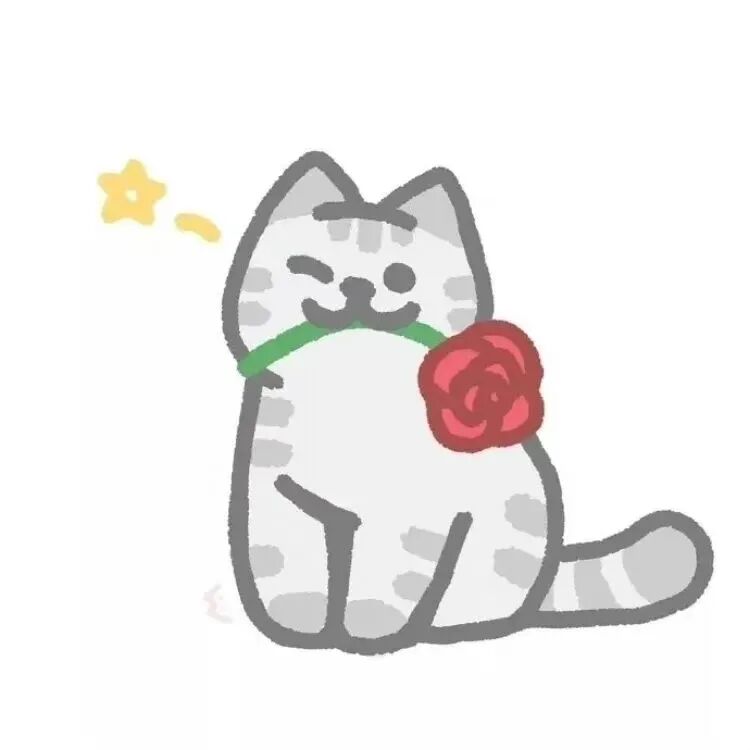可爱猫咪卡通八人闺蜜头像动漫闺蜜头像