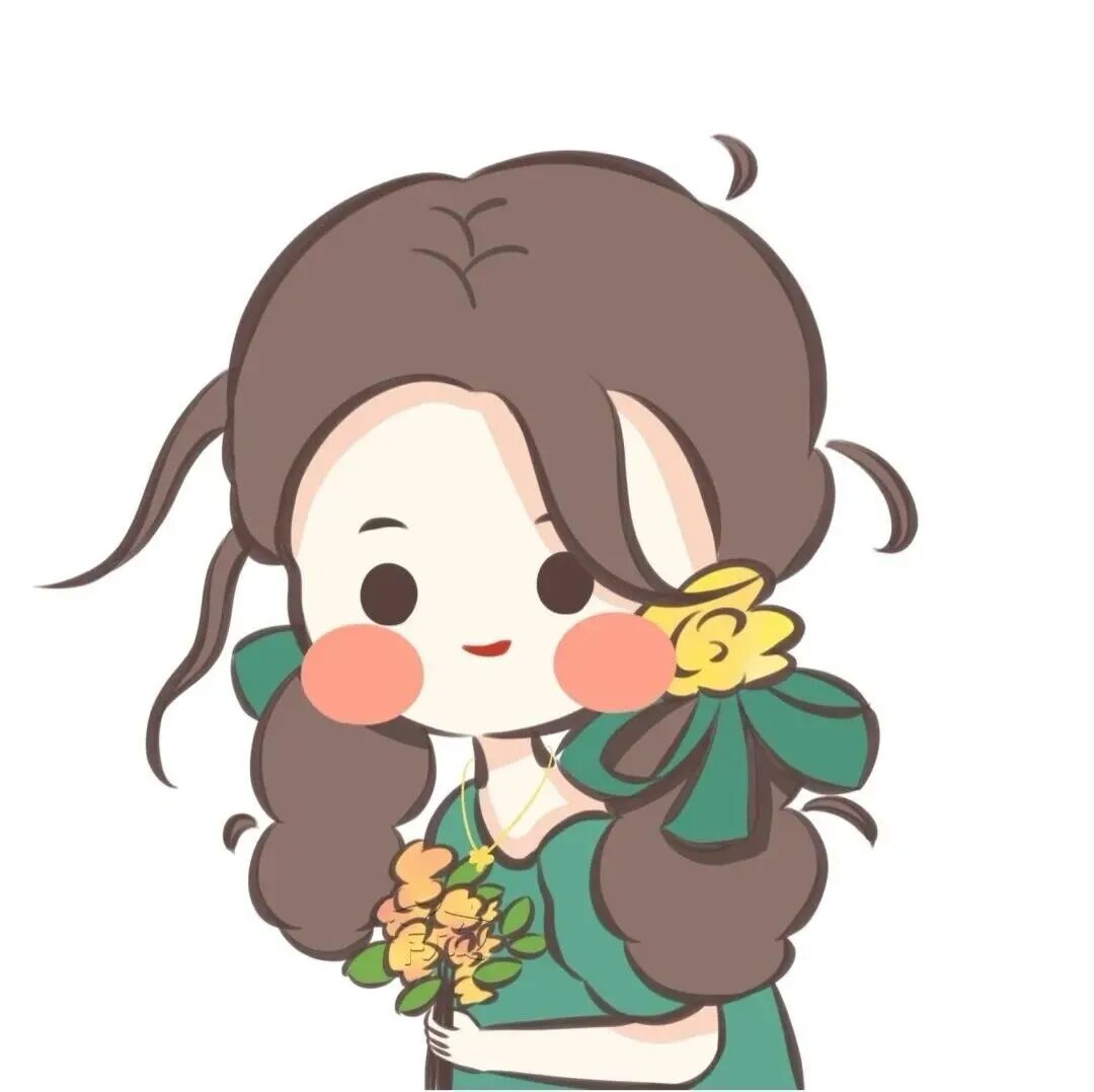 二人闺蜜头像卡通闺蜜头像