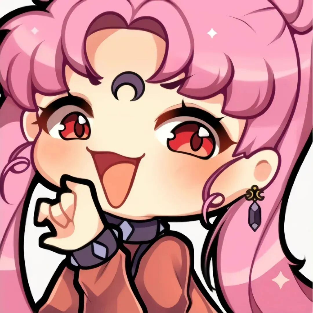 可爱手绘美少女战士七人闺蜜头像动漫闺蜜头像