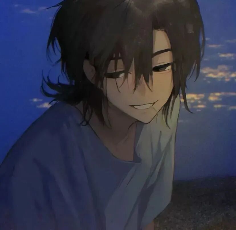 孤独感动漫头像男